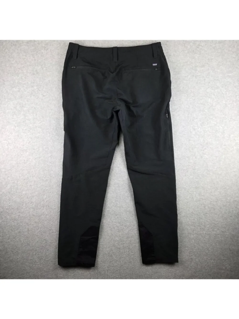 Patagonia Point Peak Trail Pants Mens 35x32 Black Stretch Hiking Travel